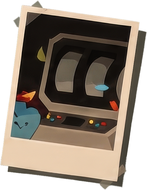 Arcade Photo Polaroid Cutout