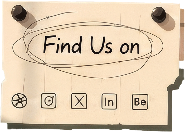 Find Us On Cutout