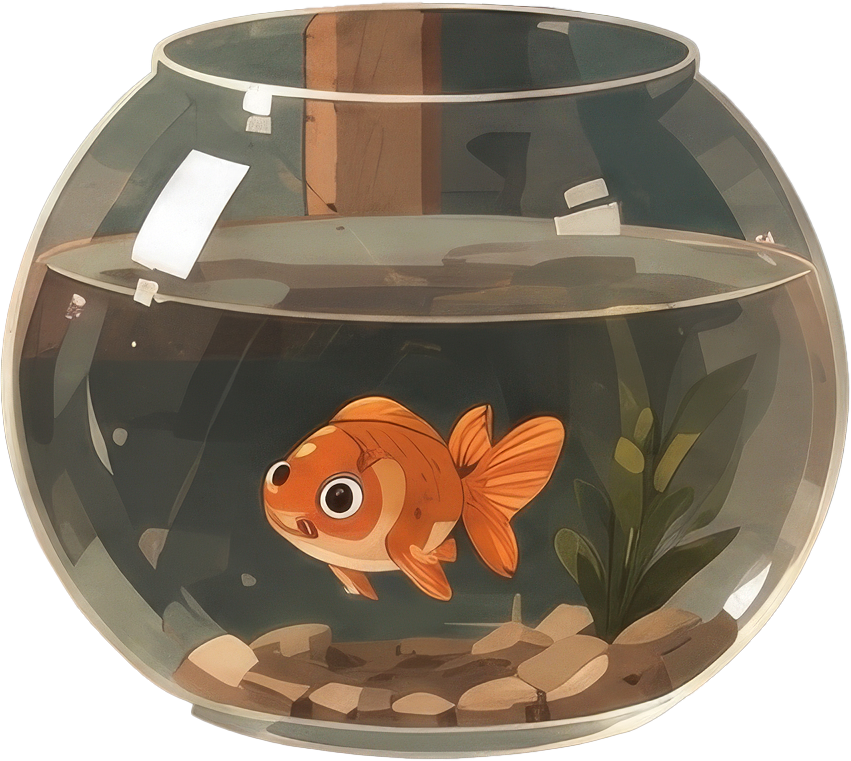 Fishbowl Object Cutout