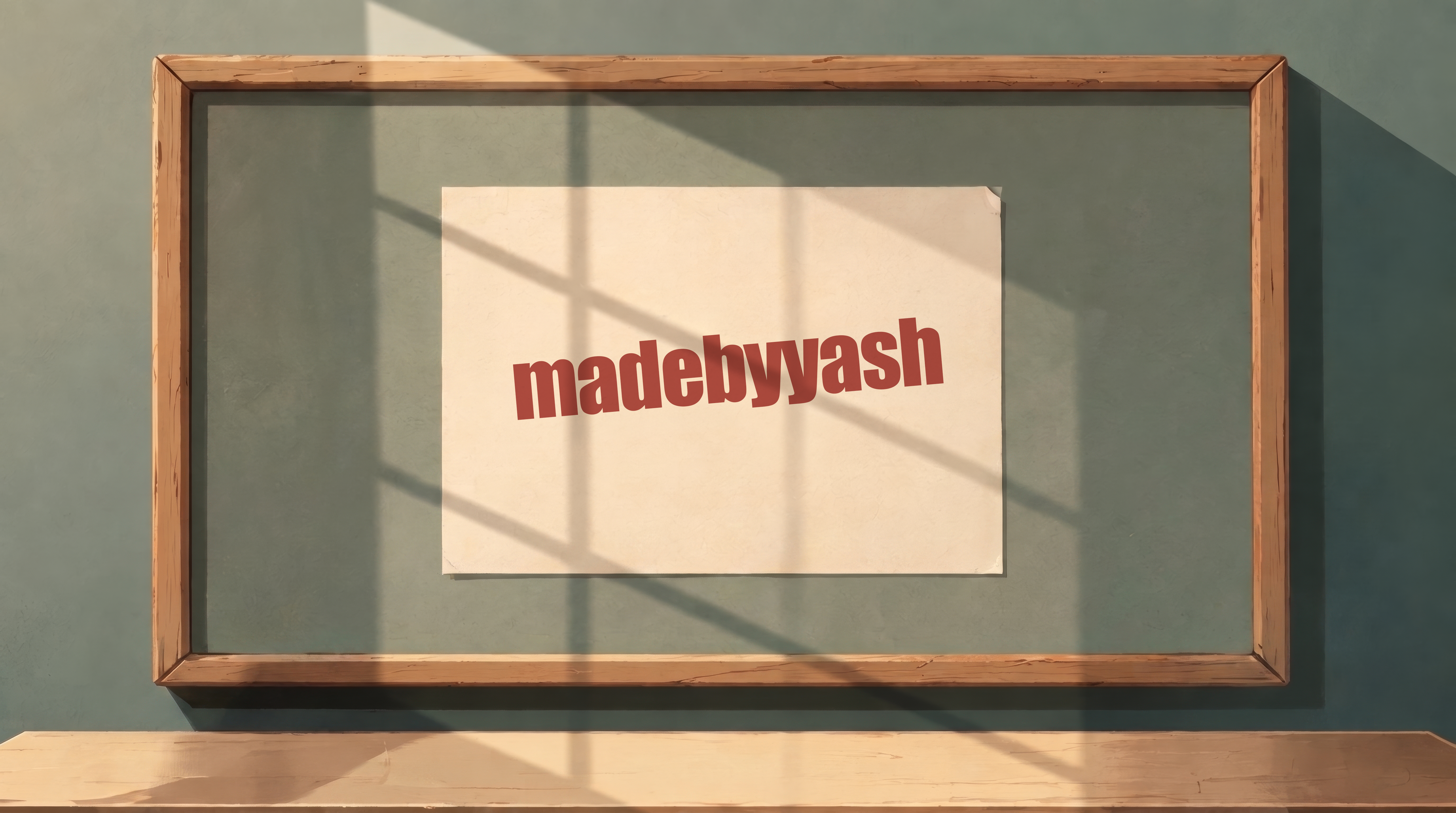 madebyyash Interactive Corkboard Scene